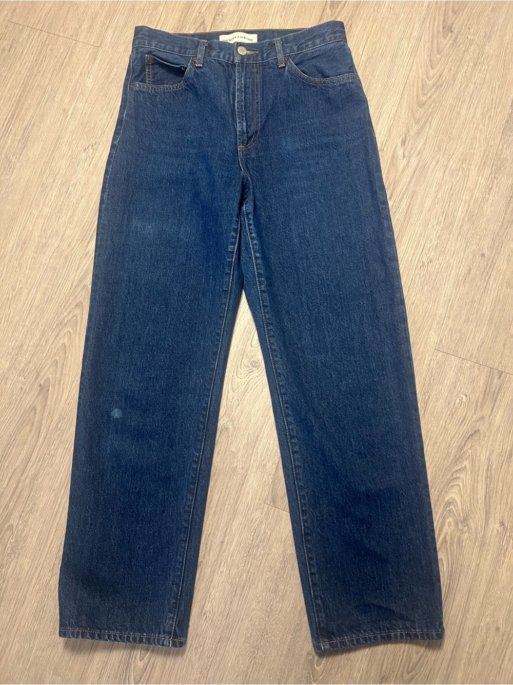 Denim Forum Women's Dark Blue Boot Cut Jeans